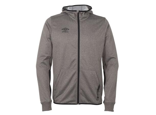 UMBRO Core Tech Hood Zip J19 Mörkgrå 128 Luvtröja med hel dragkedja junior 